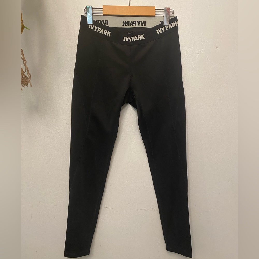 IVY PARK Mid Rise Black Leggings